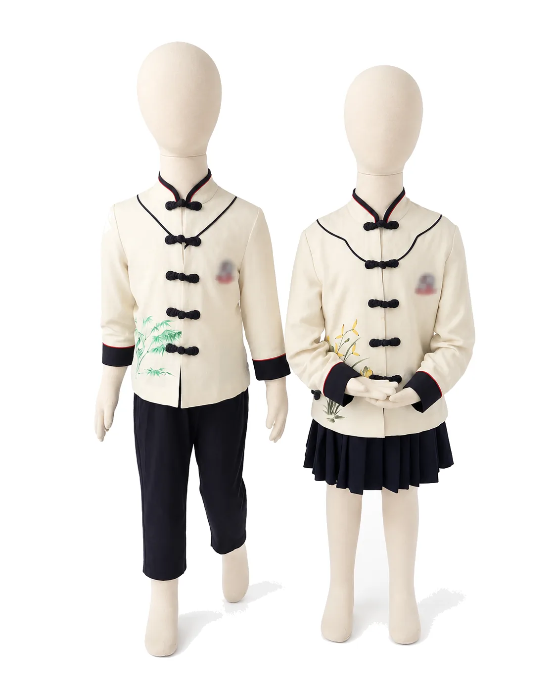 Classic striped school uniform set